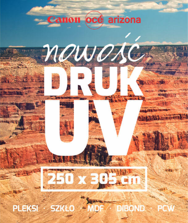DRUK UV - 250 x 305cm